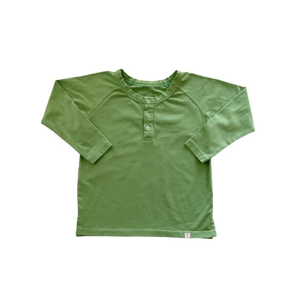 Omi Jo By Well Dressed Wolf Long Sleeve Henley Shirt Size 4 - Picture 1 of 5